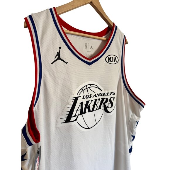 Lebron James #23 All - Star Size XXL Edition Swingman White NWT $120 Men's NA020 - Picture 10 of 13